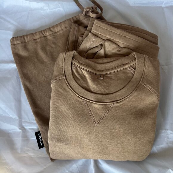 STARLUX Business Class Brown Canvas Amenity Kit by THREE w/ Pajamas - SEALED - Picture 4 of 4